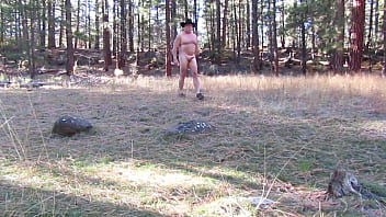 Naked around the campsite
