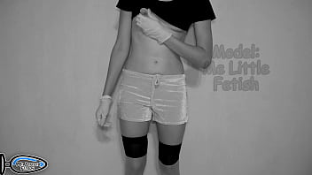 Horny naughty slender student training small ass anal hole for teacher to take exam