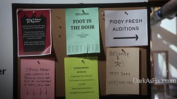 Foot in the door cock in the mouth