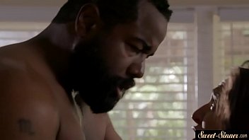 Slutty stepteen banged and creamed by bbc