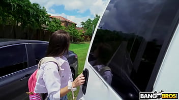 Wild 19 y o gets fucked on the bus