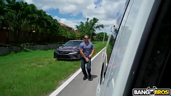 Wild 19 y o gets fucked on the bus