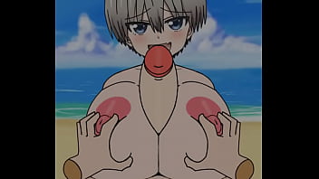 Uzaki chan paizuri in rhythm game