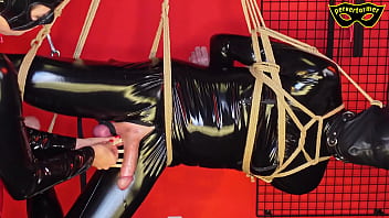 Helpless Shibari Slave Jerked Off With Steel Wool thumbnail