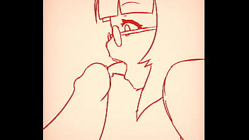 Nerd girl gets freaky