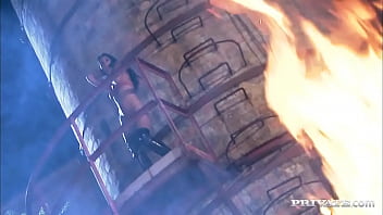 Simony diamond hardcore gang bang outdoors with blowjobs and dp