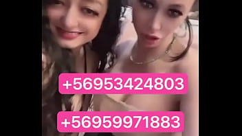 Bien ricas y calientes para ti bb estamos haciendo videollamadas con mi amiga natthychilena también cada una sola escr