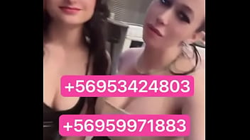 Bien ricas y calientes para ti bb estamos haciendo videollamadas con mi amiga natthychilena también cada una sola escr