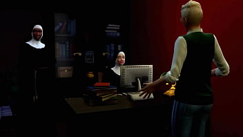Sims 4 three shemales take on some horny nuns