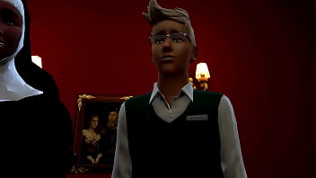 Sims 4 three shemales take on some horny nuns