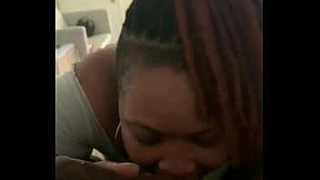 Watch her deep throat game