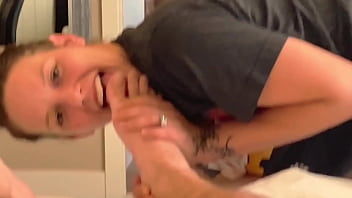 She licks my feet and sucks my dick