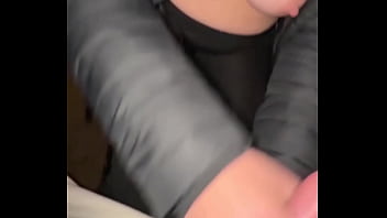 Pussy cleaning public blowjob ends with hot fuck