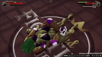Jennifer vs urga nf3d female mma femdom combat