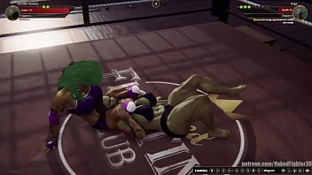 Jennifer vs urga nf3d female mma femdom combat