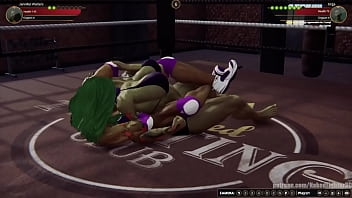 Jennifer vs urga nf3d female mma femdom combat