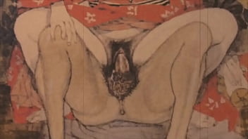 Retro erotic illustration