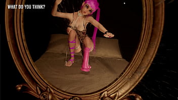 Big titty vtuber shows off new features