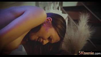 Sexy teen big tits girl filled with insane amounts of cum