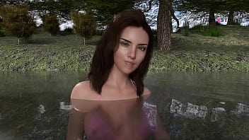 College kings aubrey giving handjob in lake side