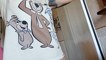 Chantal is really hot during her shower