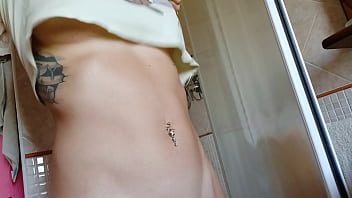 Chantal is really hot during her shower