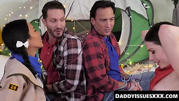 Teen girls katie kai and kamryn jade take our huge cocks