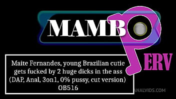 Super cute brazilian struggles for her first ever dp then gives up shooting because the dicks are too big dp anal big