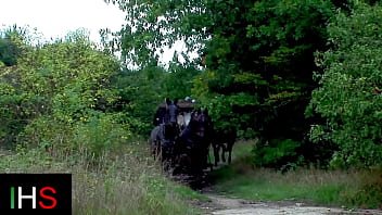 Fantastic outdoor threesome