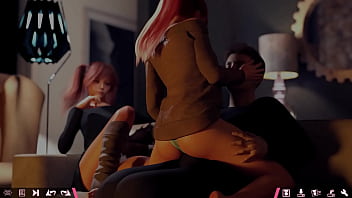 Two redhead twins share the goods 3d sex