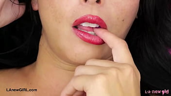 Brunette glow up naked close up