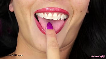 Brunette glow up naked close up