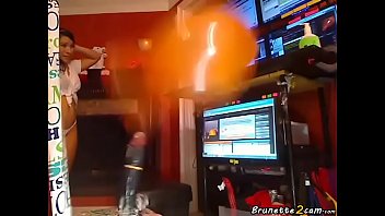 Girl plays with a creamy black cock