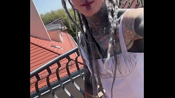 Posing next to the roof of this small town ️what’s your favorite view from up high #townviews #ontheroof #po