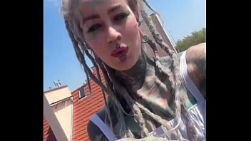 Posing next to the roof of this small town ️what’s your favorite view from up high #townviews #ontheroof #po