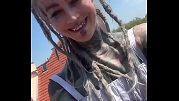 Posing next to the roof of this small town ️what’s your favorite view from up high #townviews #ontheroof #po