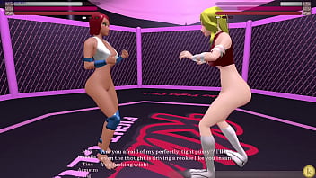 Mia isabella vs tina armstrong kinky fight club lesbian sexfight strap on competitive sex