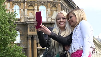 Russian blondes deliver pov blowjob supreme