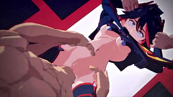 Ryuko held down and fucked