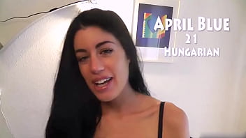 Beauty covered in sperm after intense blowjob