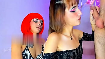 I put my cock down the throat of this beautiful red haired latina