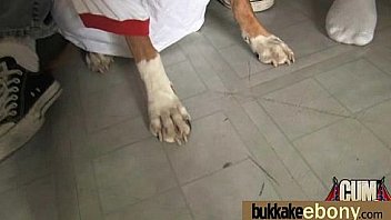 Interracial group sex huge tits 9