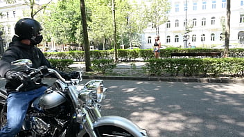 Adventurous blonde babe kinuski gets picked up for interracial dp threesome gp3211