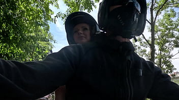 Adventurous blonde babe kinuski gets picked up for interracial dp threesome gp3211