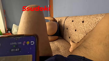 My wife doesn't want me to keep playing with my phone so she decided to give me her ass so i can enjoy it