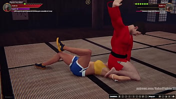 Master baiter vs pearl nf3d mixed sexual combat femdom