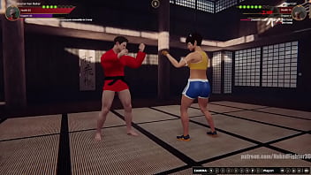 Master baiter vs pearl nf3d mixed sexual combat femdom