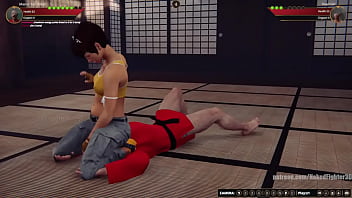 Master baiter vs pearl nf3d mixed sexual combat femdom