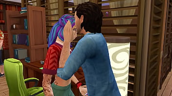Sex with blue hair girl on tropical island the sims 4 wichedwhims
