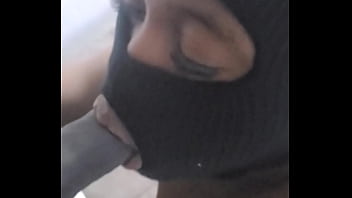 Taking that chocolate stick all in